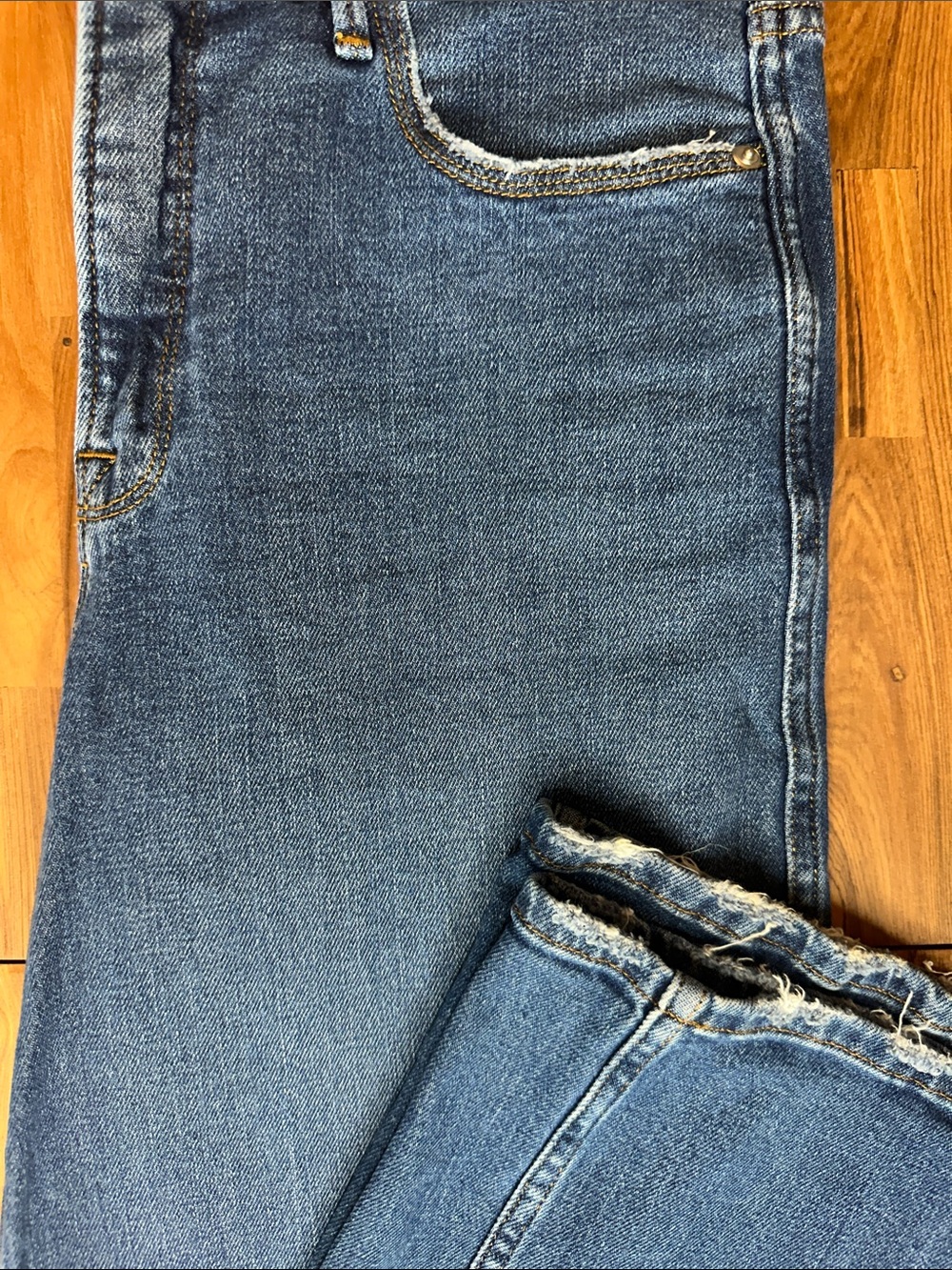 Good American Good Skate High Waist Wide Leg Jeans – Size 8 – Blue 383 - Picture 4 of 12